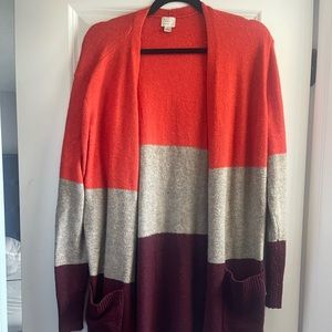 Color Block Cardigan